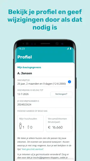Thuiskompas screenshot