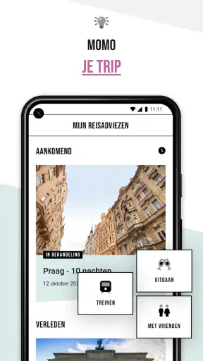 time to momo: stedentrips screenshot