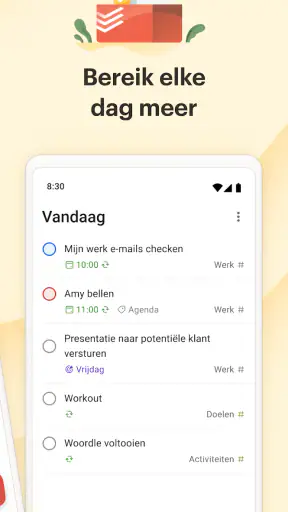 Todoist: to do-list & agenda screenshot