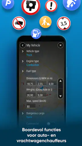 TomTom GO Expert: Truck GPS screenshot