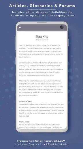 Tropical Fish Guide Pocket Ed. screenshot