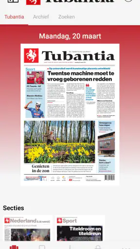 Tubantia - Digitale krant screenshot