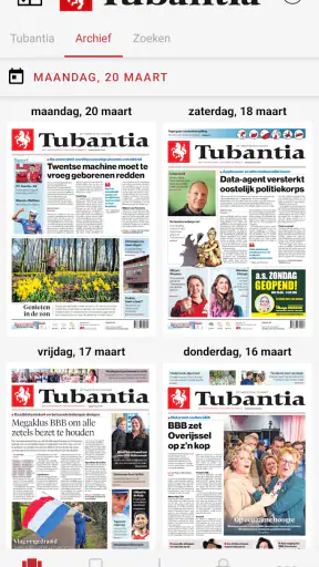 Tubantia - Digitale krant screenshot
