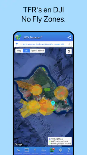UAV Forecast voor dronepiloten screenshot
