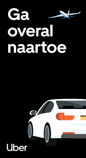 Uber - Vraag een rit aan screenshot