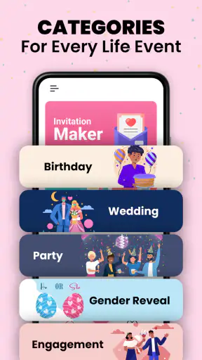 Uitnodiging Kaart Maker screenshot