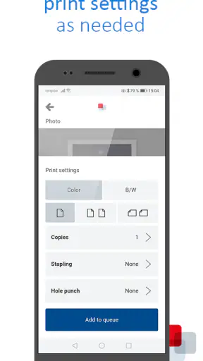 uniFLOW Online Print & Scan screenshot