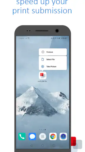 uniFLOW Online Print & Scan screenshot