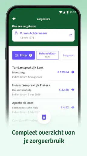 Univé Zorg screenshot