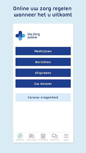 Uw Zorg Online screenshot