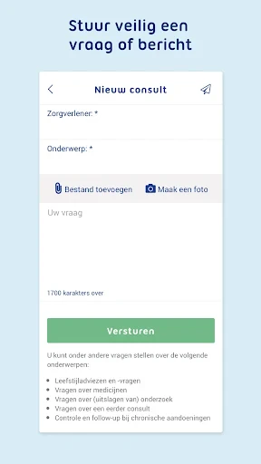 Uw Zorg Online screenshot