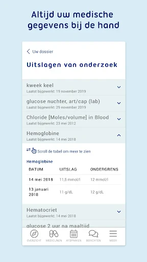 Uw Zorg Online screenshot