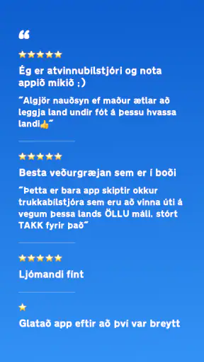 Veðrið - Veður á Íslandi screenshot