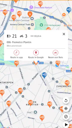 Velo Antwerpen screenshot