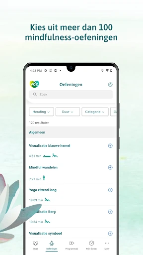 VGZ Mindfulness Coach screenshot