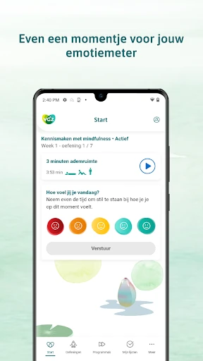 VGZ Mindfulness Coach screenshot