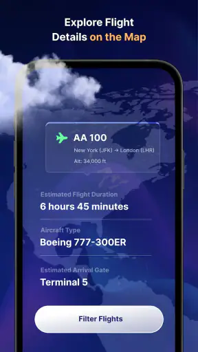 Vlucht Volgen: Live Radar screenshot
