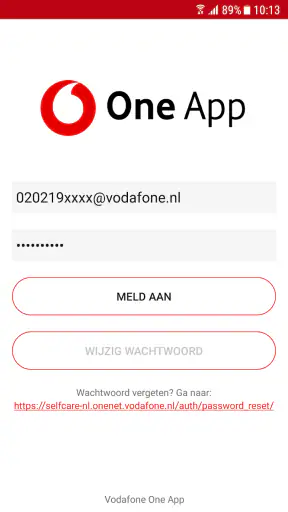 Vodafone One App screenshot