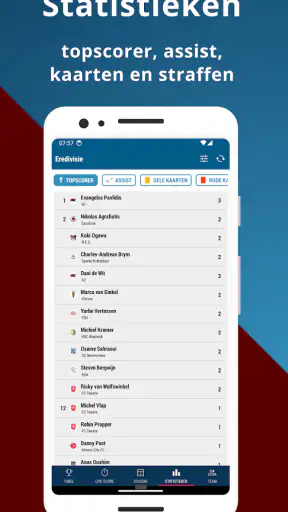 Voetbal NL screenshot