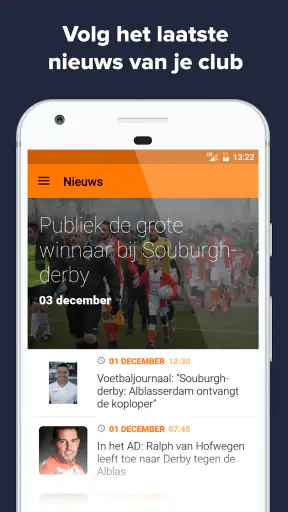 VoetbalAssist ClubApp screenshot