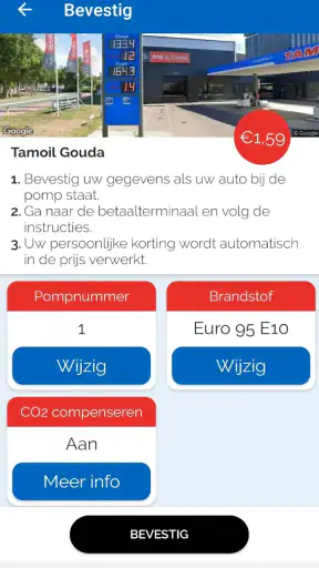 Voordelig tanken met Tamoil screenshot