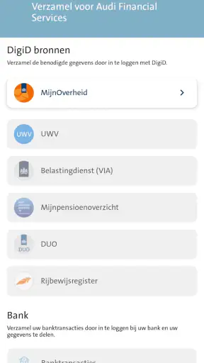 VWPFS Aanleverapp screenshot