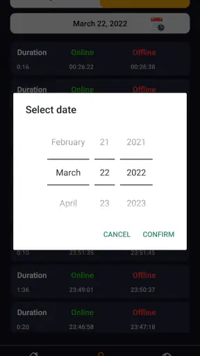 WaapLog Last Seen Notification screenshot