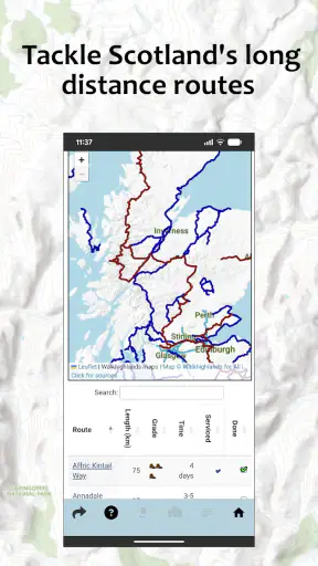 Walkhighlands screenshot