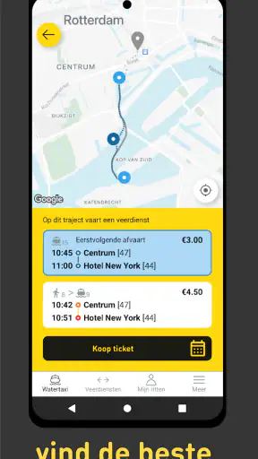 Watertaxi Rotterdam screenshot