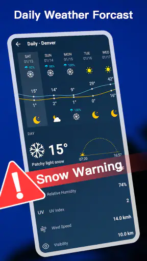 Weer - Nauwkeurige weer-app screenshot