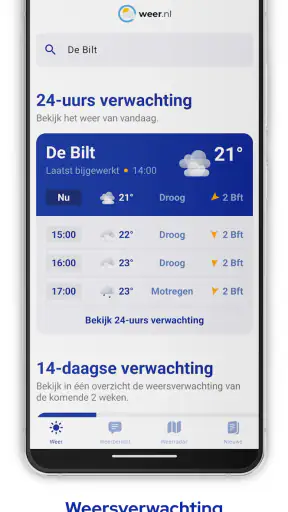 Weer.nl screenshot