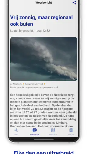 Weer.nl screenshot