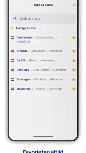 Weer.nl screenshot