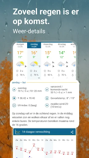 Weer & Radar met buienradar screenshot