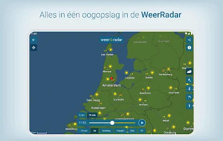 Weer & Radar met buienradar screenshot