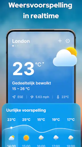 Weersverwachting, Lokale Radar screenshot