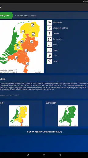 Weerwaarschuwing: Weeralarm NL screenshot