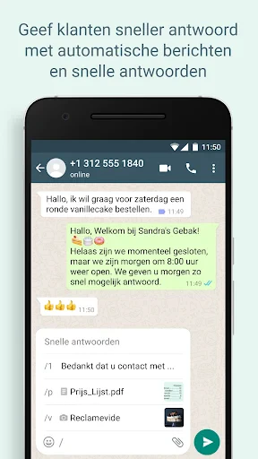 WhatsApp Business screenshot