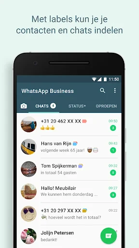 WhatsApp Business screenshot