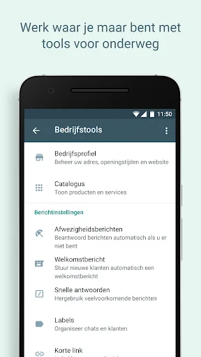 WhatsApp Business screenshot