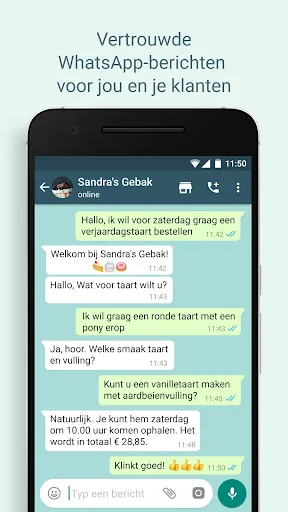 WhatsApp Business screenshot