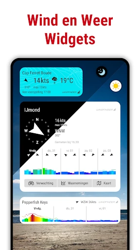 Windfinder: Wind & Weer Kaart screenshot