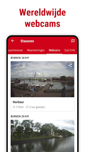 Windfinder: Wind & Weer Kaart screenshot