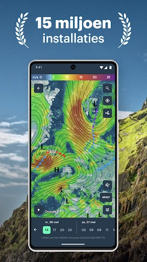 Windy.app: Weer, wind en radar screenshot