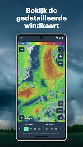 Windy.app: Weer, wind en radar screenshot