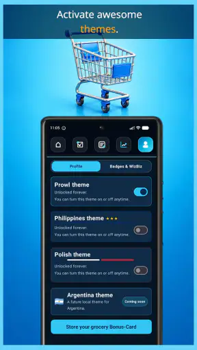 WizTick Grocery List & Budget screenshot