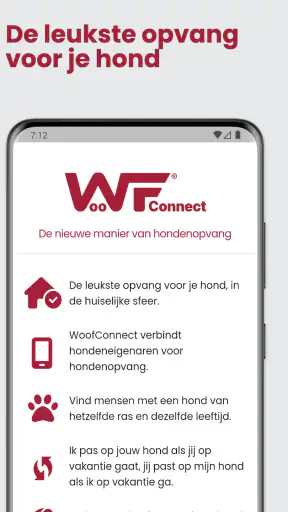 WoofConnect Hondenopvang Oppas screenshot