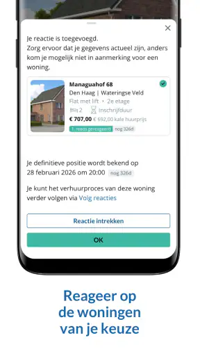 Woonnet Haaglanden screenshot