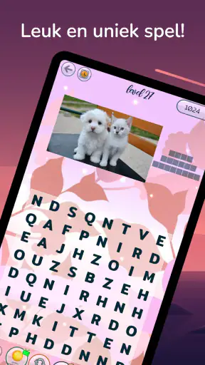 Woordzoeker met afbeeldingen screenshot