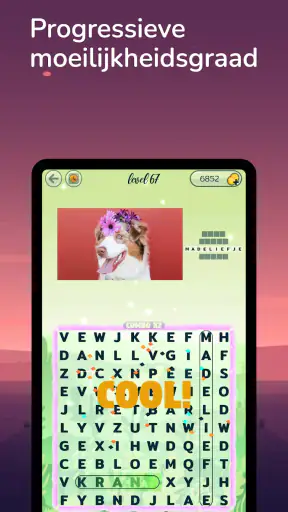 Woordzoeker met afbeeldingen screenshot